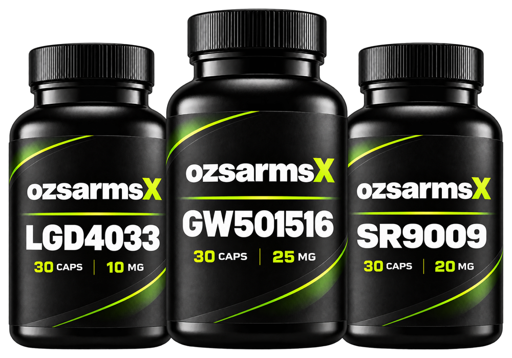 LGD-4033 + GW-501516 + SR9009 (Metabolic Cutting Research Stack)