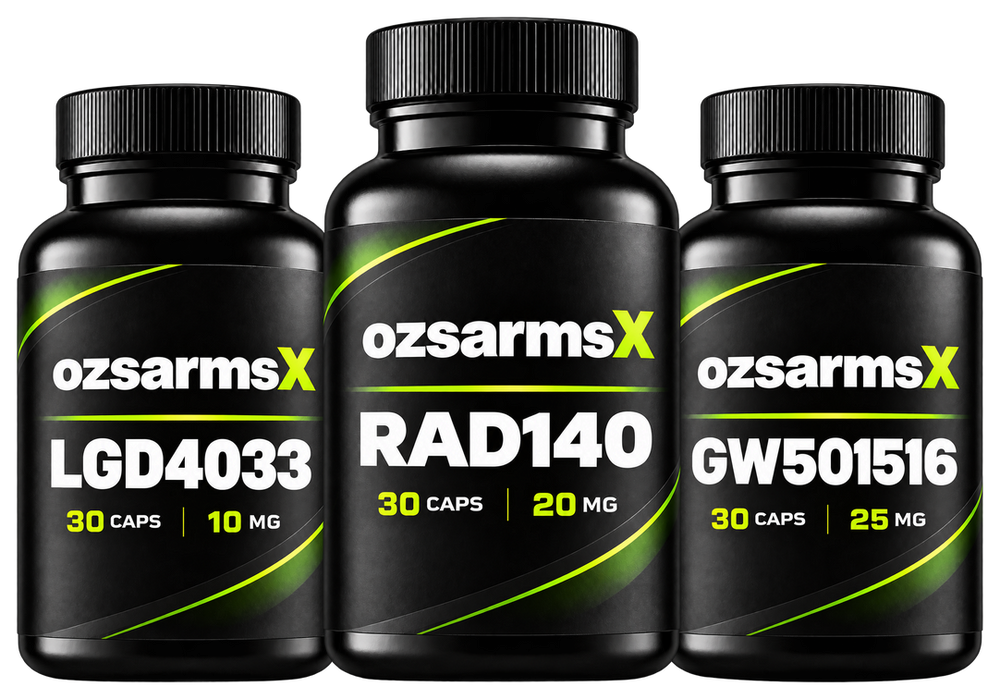LGD-4033 + RAD-140 + GW-501516 (Power & Shred Research Stack)