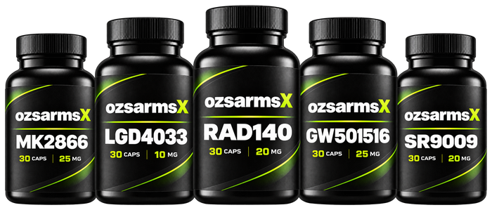 MK-2866 + LGD-4033 + RAD-140 + GW-501516 + SR9009 (Penta Supreme Conditioning & Anabolic Research Stack)