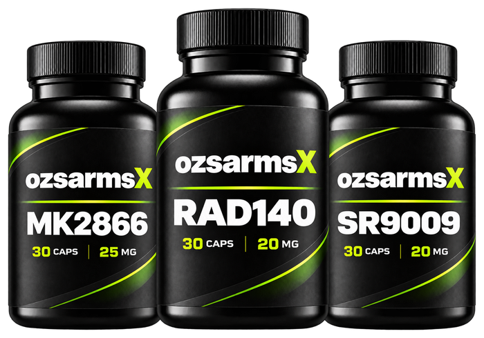 MK-2866 + RAD-140 + SR9009 (Recomp & Conditioning Research Stack)