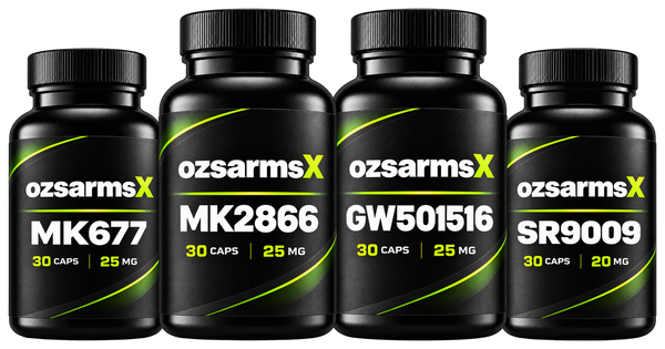 MK-677 + MK-2866 + GW-501516 + SR9009 (Quad Shred & Endurance Research Stack)