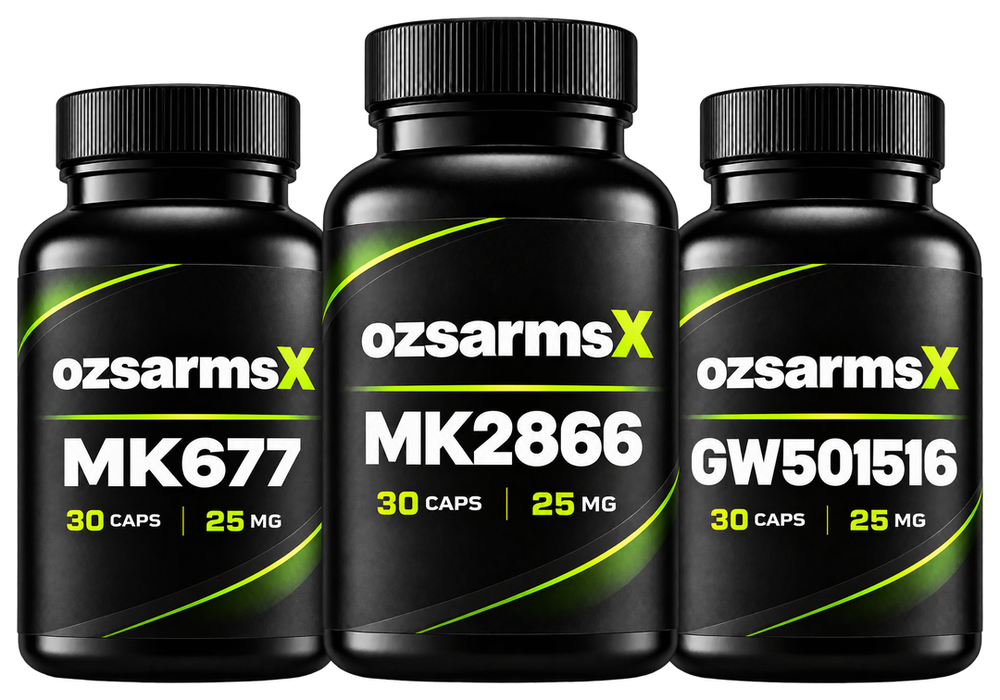MK-677 + MK-2866 + GW-501516 (Growth & Recomp Research Stack)
