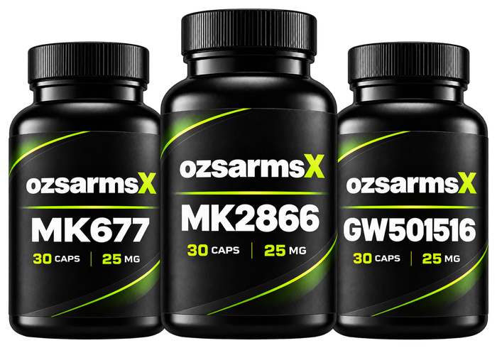 MK-677 + MK-2866 + GW-501516 (Growth & Recomp Research Stack)
