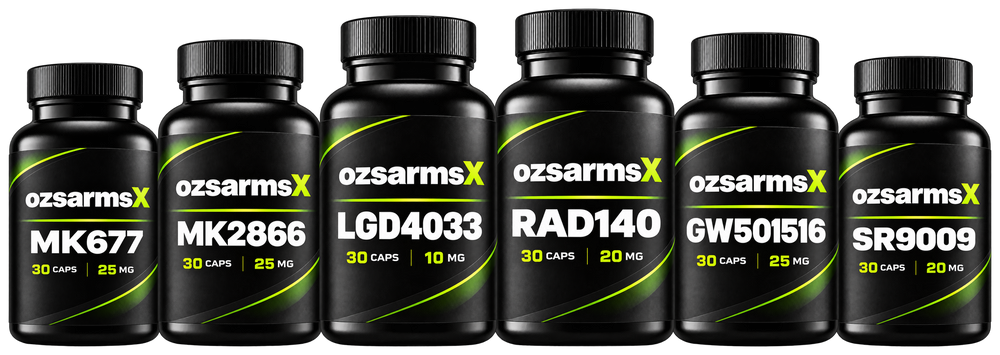 MK-677 + MK-2866 + LGD-4033 + RAD-140 + GW-501516 + SR9009 (Hexa Ultimate Pro-Research Master Stack)
