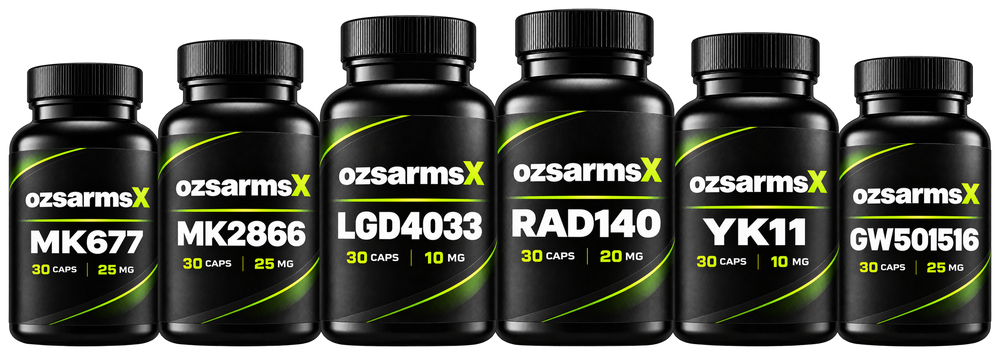 MK-677 + MK-2866 + LGD-4033 + RAD-140 + YK-11 + GW-501516 (Hexa Ultimate Pro-Research Master Stack)