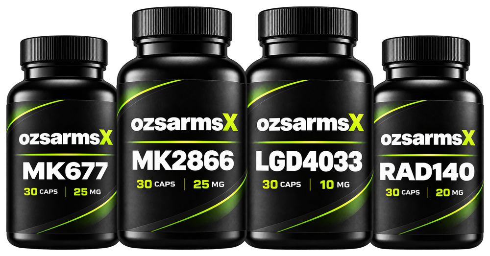 MK-677 + MK-2866 + LGD-4033 + RAD-140 (Quad Power & Recomp Research Stack)