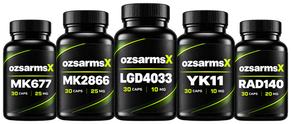 MK-677 + MK-2866 + LGD-4033 + YK-11 + RAD-140 (Penta Ultimate Mass & Recomp Research Stack)