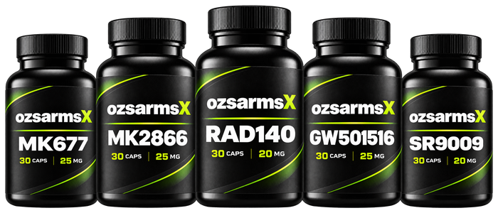 MK-677 + MK-2866 + RAD-140 + GW-501516 + SR9009 (Penta Supreme Conditioning & Anabolic Research Stack)