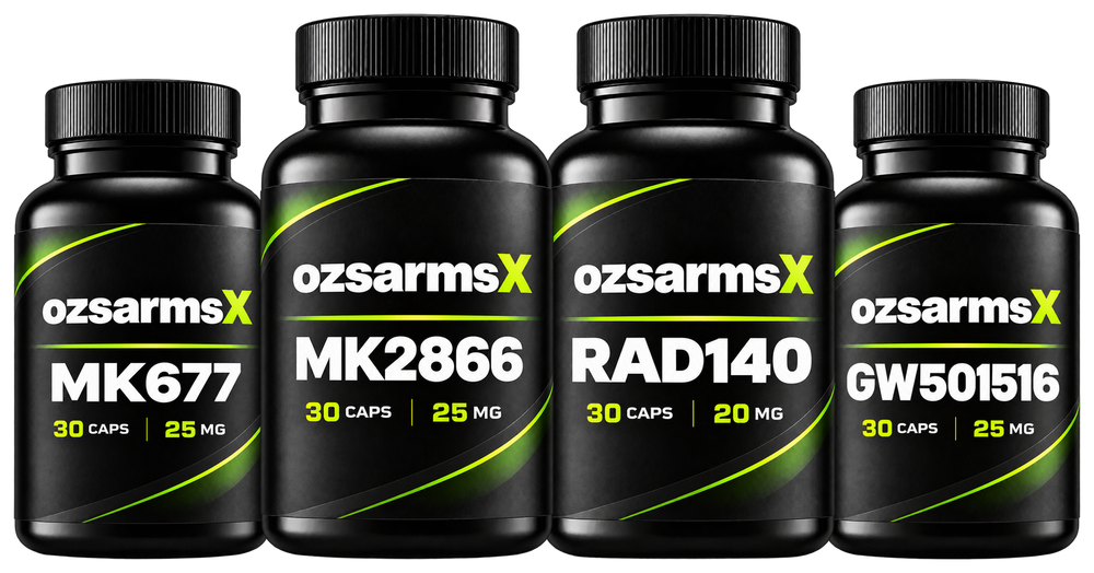 MK-677 + MK-2866 + RAD-140 + GW-501516 (Quad Power & Recomp Research Stack)