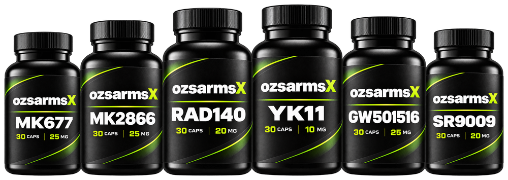 MK-677 + MK-2866 + RAD-140 + YK-11 + GW-501516 + SR9009 (Hexa Ultimate Pro-Research Master Stack)