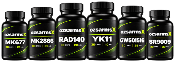 MK-677 + MK-2866 + RAD-140 + YK-11 + GW-501516 + SR9009 (Hexa Ultimate Pro-Research Master Stack)