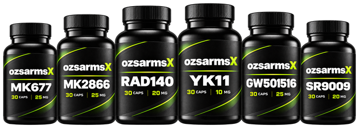 MK-677 + MK-2866 + RAD-140 + YK-11 + GW-501516 + SR9009 (Hexa Ultimate Pro-Research Master Stack)