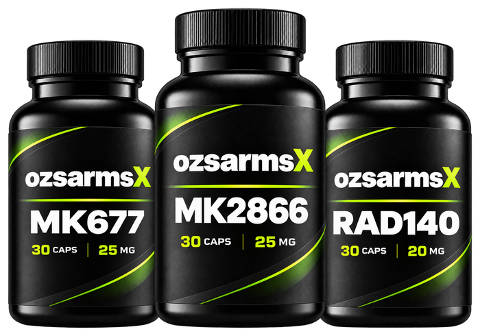 MK-677 + MK-2866 + RAD-140 (Triple Anabolic Growth Research Stack)